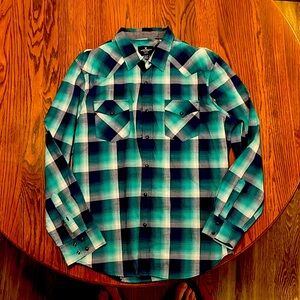 Men’s American Eagle plaid western shirt. Like new.